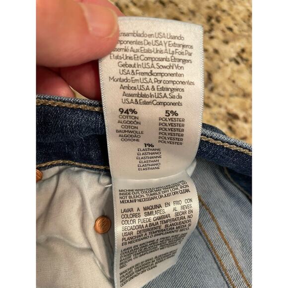 MOTHER Jeans Womens Size 24 The Mid Rise Rider Ankle Right On Denim Button Zip - Picture 10 of 10